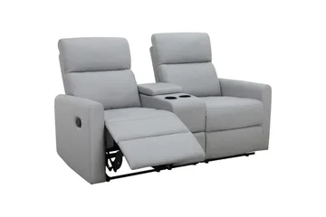Recliner Dacoulas Lys grå, PU/tre - Lys grå, PU/tre - Møbler - Stoler - Lenestoler - Recliner