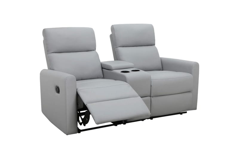 Recliner Dacoulas Lys grå, PU/tre - Lys grå, PU/tre - Møbler - Stoler - Lenestoler - Recliner