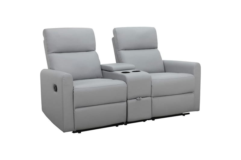 Recliner Dacoulas Lys grå, PU/tre - Lys grå, PU/tre - Møbler - Stoler - Lenestoler - Recliner
