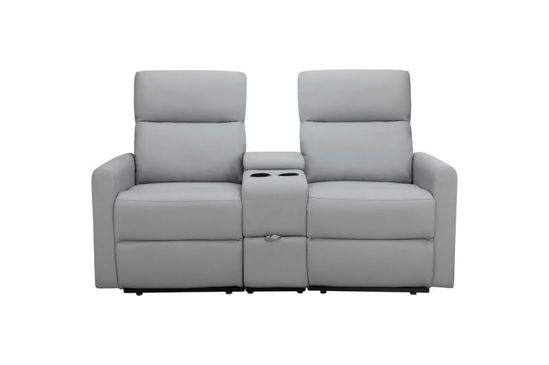 Recliner Dacoulas Lys grå, PU/tre - Lys grå, PU/tre - Møbler - Stoler - Lenestoler - Recliner