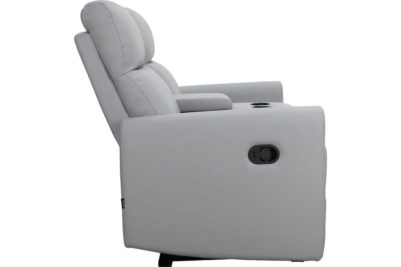 Recliner Dacoulas Lys grå, PU/tre - Lys grå, PU/tre - Møbler - Stoler - Lenestoler - Recliner