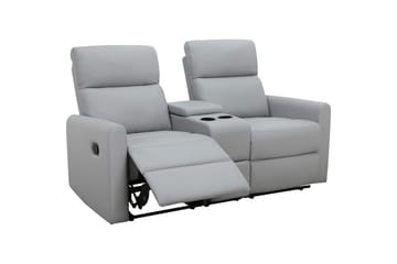 Recliner Dacoulas Lys grå, PU/tre - Lys grå, PU/tre - Møbler - Stoler - Lenestoler - Recliner