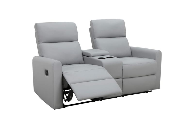 Recliner Dacoulas Lys grå, PU/tre - Lys grå, PU/tre - Møbler - Stoler - Lenestoler - Recliner