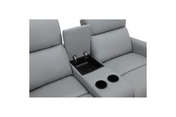 Recliner Dacoulas Lys grå, PU/tre - Lys grå, PU/tre - Møbler - Stoler - Lenestoler - Recliner