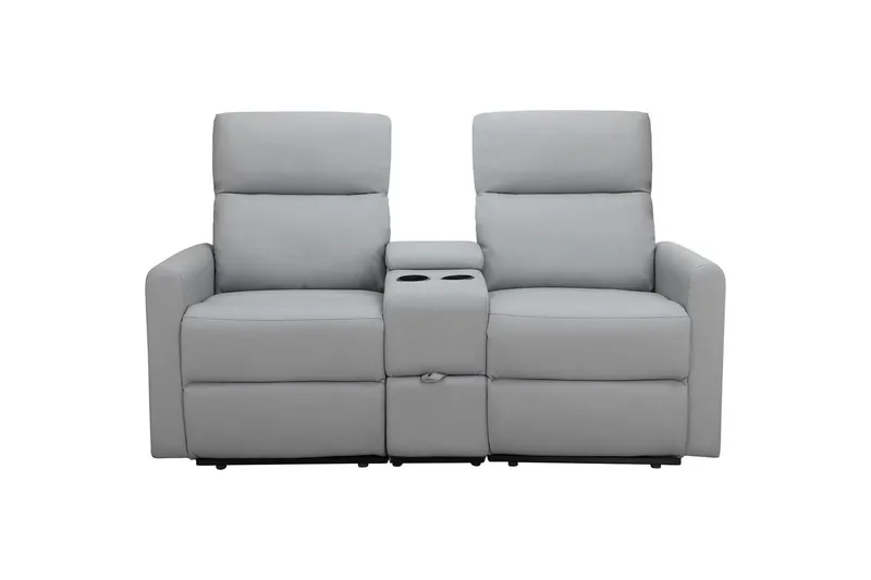 Recliner Dacoulas Lys grå, PU/tre - Lys grå, PU/tre - Møbler - Stoler - Lenestoler - Recliner