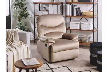 Ellov Lenestol - Brungrå/Fløyel - Møbler - Stoler - Lenestoler - Recliner