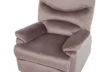 Ellov Lenestol - Brungrå/Fløyel - Møbler - Stoler - Lenestoler - Recliner