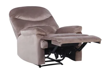 Ellov Lenestol - Brungrå/Fløyel - Møbler - Stoler - Lenestoler - Recliner