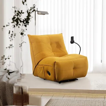 Recliner hvilestol Selor med manuell mekanisme - gul - Møbler - Stoler - Lenestoler - Recliner