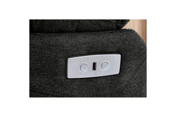 Recliner Lannilis Antrasitt, Stoff/tre/metall, Elektrisk recliner - Antrasitt, Stoff/tre/metall, Elektrisk recliner - Møbler - Stoler - Lenestoler - Recliner