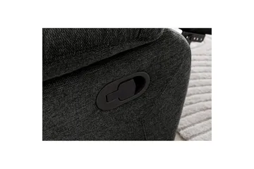 Recliner Lannilis Antrasitt, Stoff/tre/metall, Manuell hvilestol - Antrasitt, Stoff/tre/metall, Manuell hvilestol - Møbler - Stoler - Lenestoler - Recliner