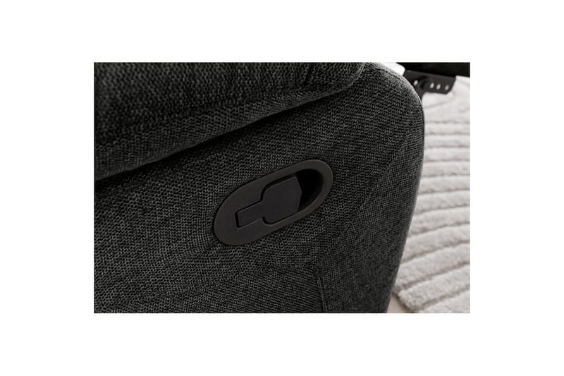 Recliner Lannilis Antrasitt, Stoff/tre/metall, Manuell hvilestol - Antrasitt, Stoff/tre/metall, Manuell hvilestol - Møbler - Stoler - Lenestoler - Recliner