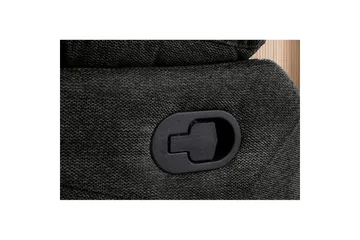 Recliner Lannilis Antrasitt, Stoff/tre/metall, Manuell hvilestol - Antrasitt, Stoff/tre/metall, Manuell hvilestol - Møbler - Stoler - Lenestoler - Recliner