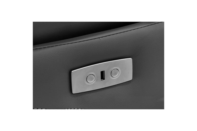 Recliner Lannilis Grå, PU/tre/metall, Elektrisk recliner - Grå, PU/tre/metall, Elektrisk recliner - Møbler - Stoler - Lenestoler - Recliner