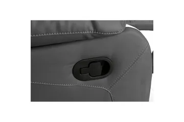 Recliner Lannilis Grå, PU/tre/metall, Manuell hvilestol - Grå, PU/tre/metall, Manuell hvilestol - Møbler - Stoler - Lenestoler - Recliner