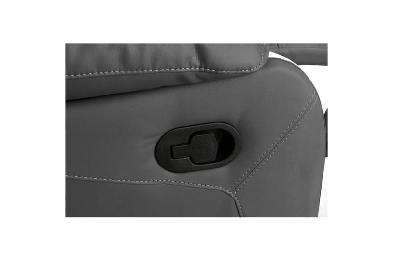 Recliner Lannilis Grå, PU/tre/metall, Manuell hvilestol - Grå, PU/tre/metall, Manuell hvilestol - Møbler - Stoler - Lenestoler - Recliner