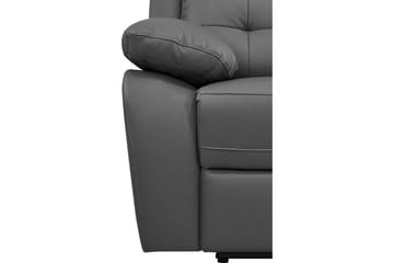 Recliner Lannilis Grå, PU/tre/metall, Elektrisk recliner - Grå, PU/tre/metall, Elektrisk recliner - Møbler - Stoler - Lenestoler - Recliner