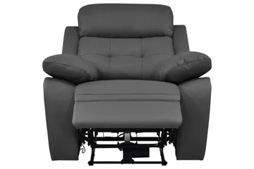 Recliner Lannilis Grå, PU/tre/metall, Manuell hvilestol - Grå, PU/tre/metall, Manuell hvilestol - Møbler - Stoler - Lenestoler - Recliner