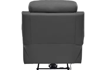 Recliner Lannilis Grå, PU/tre/metall, Manuell hvilestol - Grå, PU/tre/metall, Manuell hvilestol - Møbler - Stoler - Lenestoler - Recliner