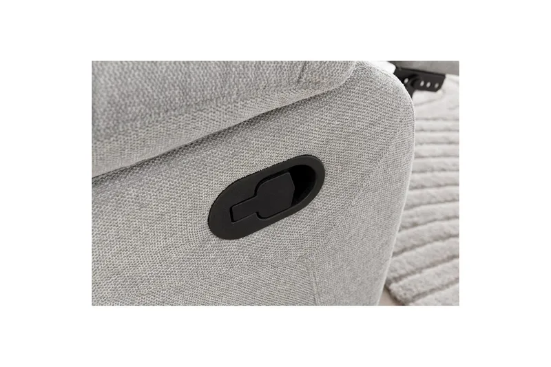 Recliner Lannilis Lys grå, Stoff/tre/metall, Manuell hvilestol - Lys grå, Stoff/tre/metall, Manuell hvilestol - Møbler - Stoler - Lenestoler - Recliner