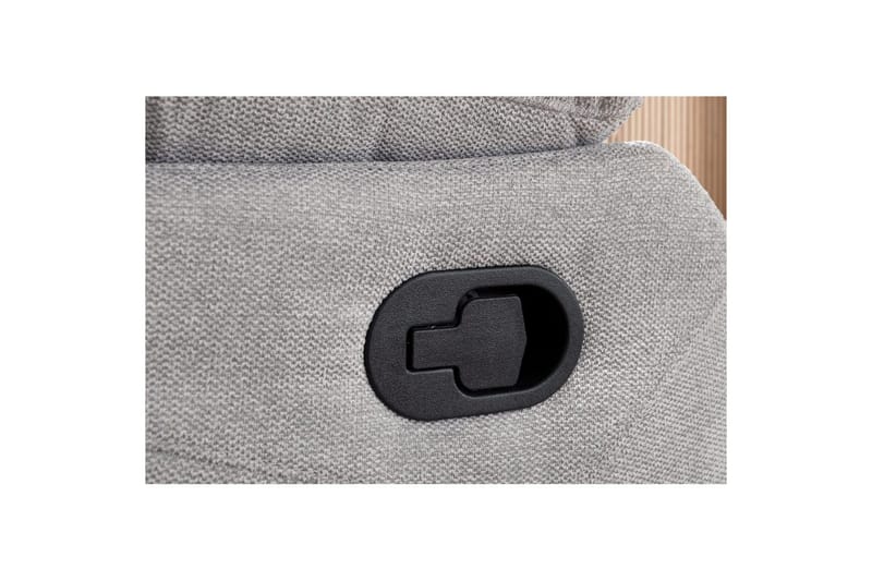 Recliner Lannilis Lys grå, Stoff/tre/metall, Manuell hvilestol - Lys grå, Stoff/tre/metall, Manuell hvilestol - Møbler - Stoler - Lenestoler - Recliner