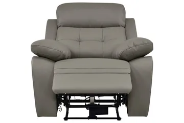 Recliner Lannilis Lys grå, PU/tre/metall, Manuell hvilestol - Lys grå, PU/tre/metall, Manuell hvilestol - Møbler - Stoler - Lenestoler - Recliner