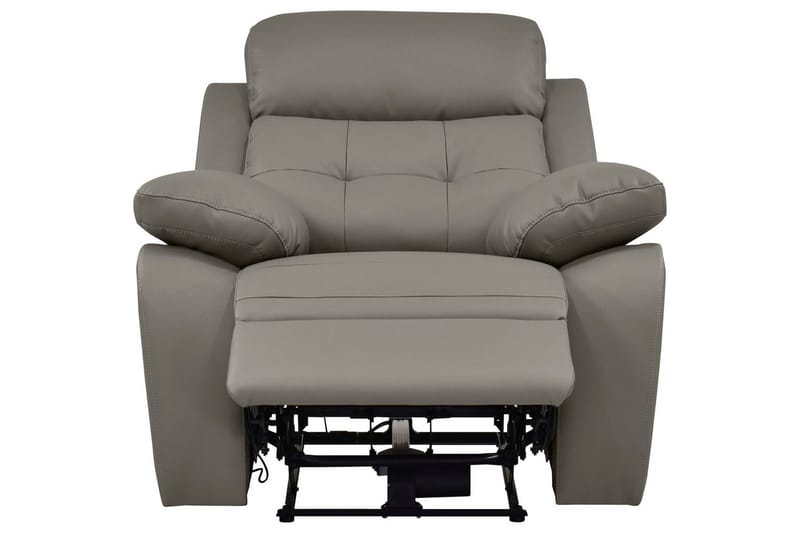 Recliner Lannilis Lys grå, PU/tre/metall, Manuell hvilestol - Lys grå, PU/tre/metall, Manuell hvilestol - Møbler - Stoler - Lenestoler - Recliner
