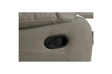 Recliner Lannilis Lys grå, PU/tre/metall, Manuell hvilestol - Lys grå, PU/tre/metall, Manuell hvilestol - Møbler - Stoler - Lenestoler - Recliner