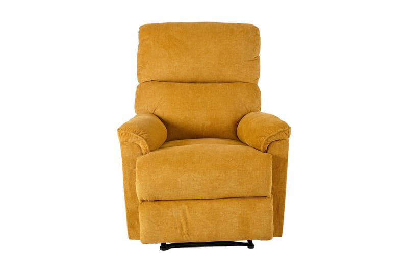Lenestol GUSTAV 84x92x104cm Gul - Møbler - Stoler - Lenestoler - Recliner