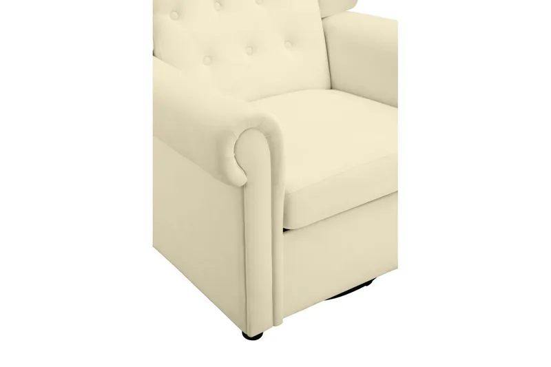 Recliner Lillyse Kremhvit - Kremhvit - Møbler - Stoler - Lenestoler