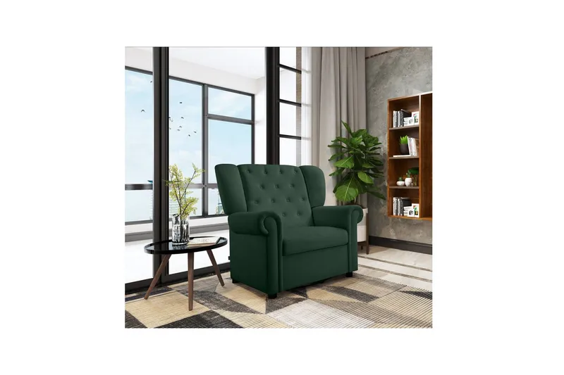 Recliner Lillyse Mørk grønn - Mørk grønn - Møbler - Stoler - Lenestoler