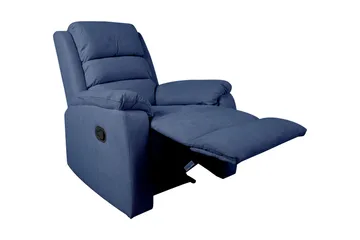 Manuel Recliner Lenestol Manuell Mørkeblå - Møbler - Stoler - Lenestoler - Recliner