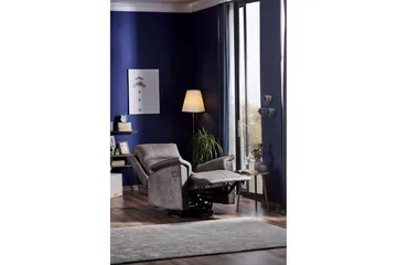 Mereenie Reclinerlenestol Elektrisk - Grå - Møbler - Stoler - Lenestoler - Recliner