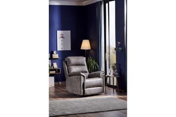 Mereenie Reclinerlenestol Elektrisk - Grå - Møbler - Stoler - Lenestoler - Recliner