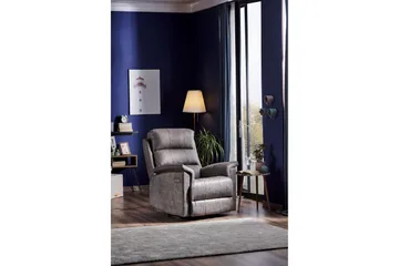 Mereenie Reclinerlenestol Elektrisk - Grå - Møbler - Stoler - Lenestoler - Recliner