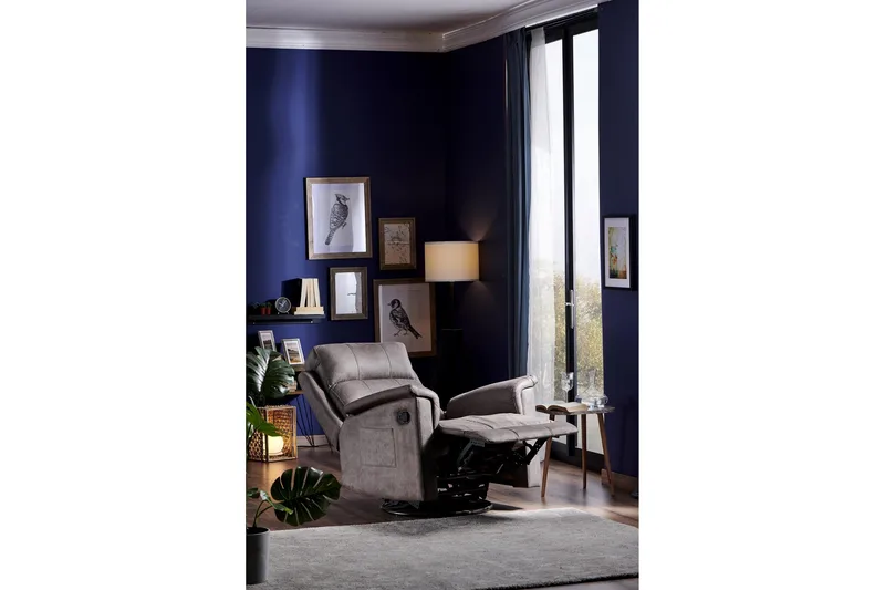 Mereenie Reclinerlenestol - Grå - Møbler - Stoler - Lenestoler - Recliner