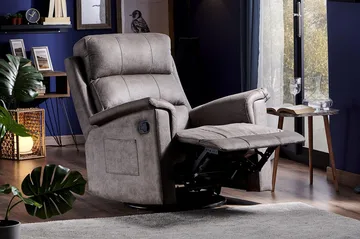 Mereenie Reclinerlenestol - Grå - Møbler - Stoler - Lenestoler - Recliner