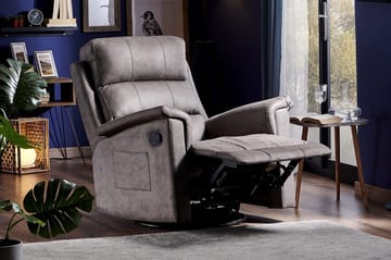 Mereenie Reclinerlenestol - Grå - Møbler - Stoler - Lenestoler - Recliner