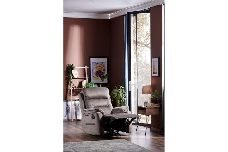 Mereenie Reclinerlenestol - Grå - Møbler - Stoler - Lenestoler - Recliner