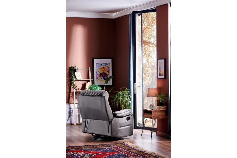 Mereenie Reclinerlenestol - Grå - Møbler - Stoler - Lenestoler - Recliner