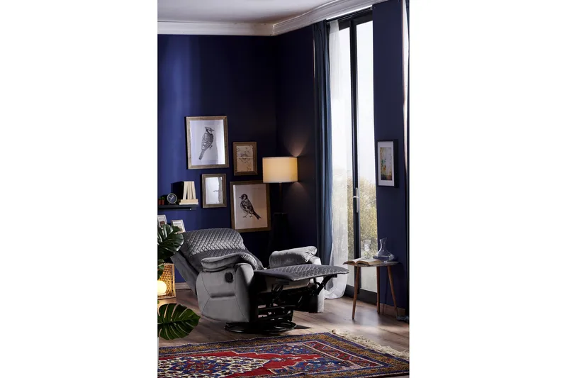 Mereenie Reclinerlenestol - Grå - Møbler - Stoler - Lenestoler - Recliner