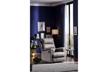 Mereenie Reclinerlenestol - Grå - Møbler - Stoler - Lenestoler - Recliner