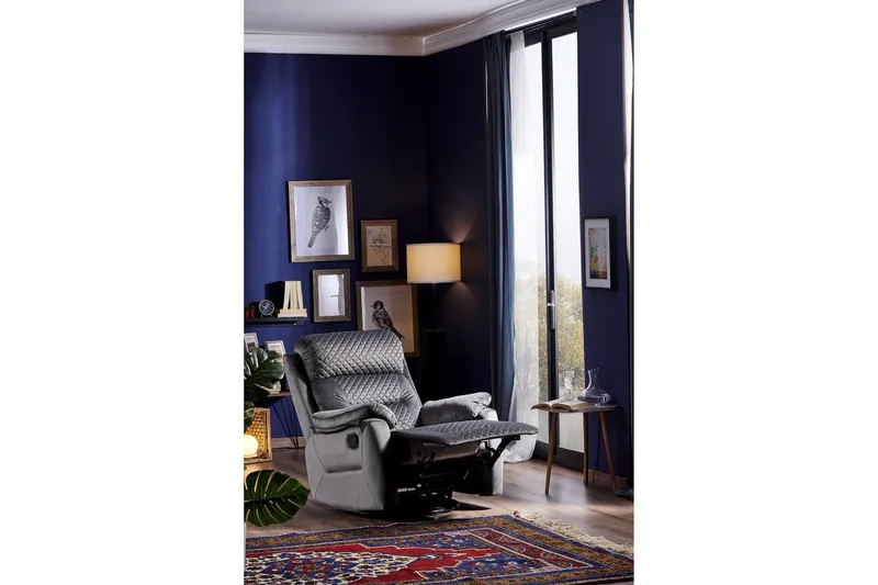 Mereenie Reclinerlenestol - Grå - Møbler - Stoler - Lenestoler - Recliner