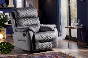 Mereenie Reclinerlenestol - Grå - Møbler - Stoler - Lenestoler - Recliner