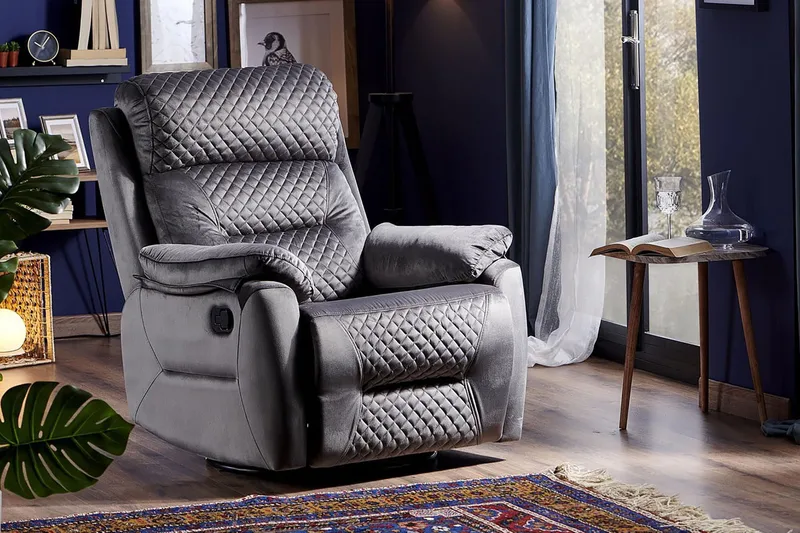 Mereenie Reclinerlenestol - Grå - Møbler - Stoler - Lenestoler - Recliner