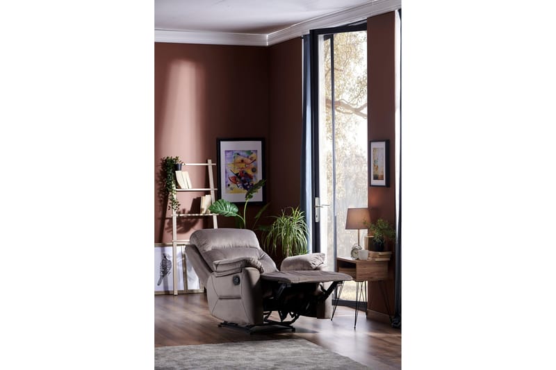 Mereenie Reclinerlenestol - Grå - Møbler - Stoler - Lenestoler - Recliner