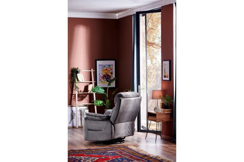 Mereenie Reclinerlenestol - Grå - Møbler - Stoler - Lenestoler - Recliner