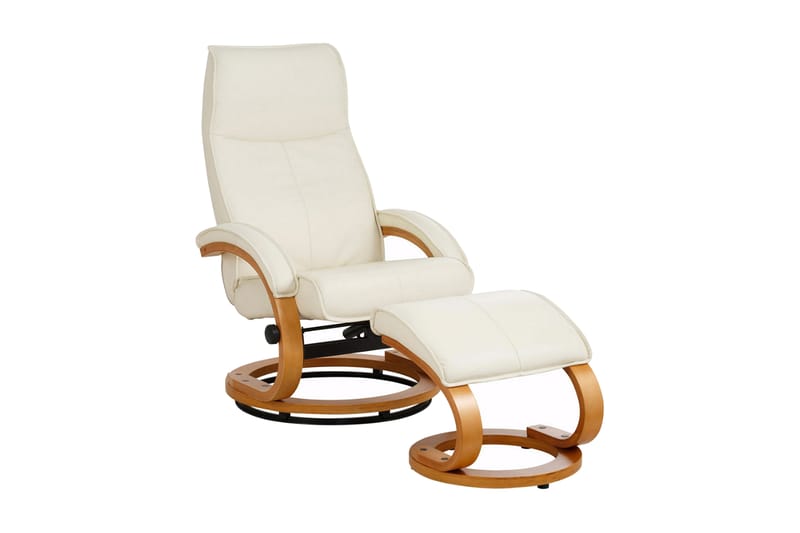Pasha Reclinerlenestol Lær - Beige - Møbler - Stoler - Lenestoler - Recliner