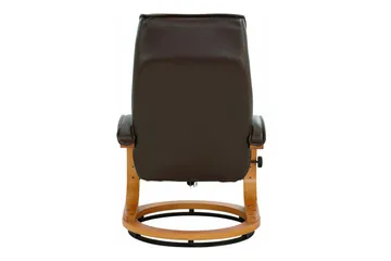 Pasha Reclinerlenestol Lær - Grå - Møbler - Stoler - Lenestoler - Recliner