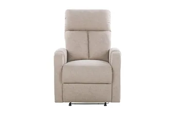 Rautela Lenestol LED-belysning + USB-port - Beige - Møbler - Stoler - Lenestoler - Recliner